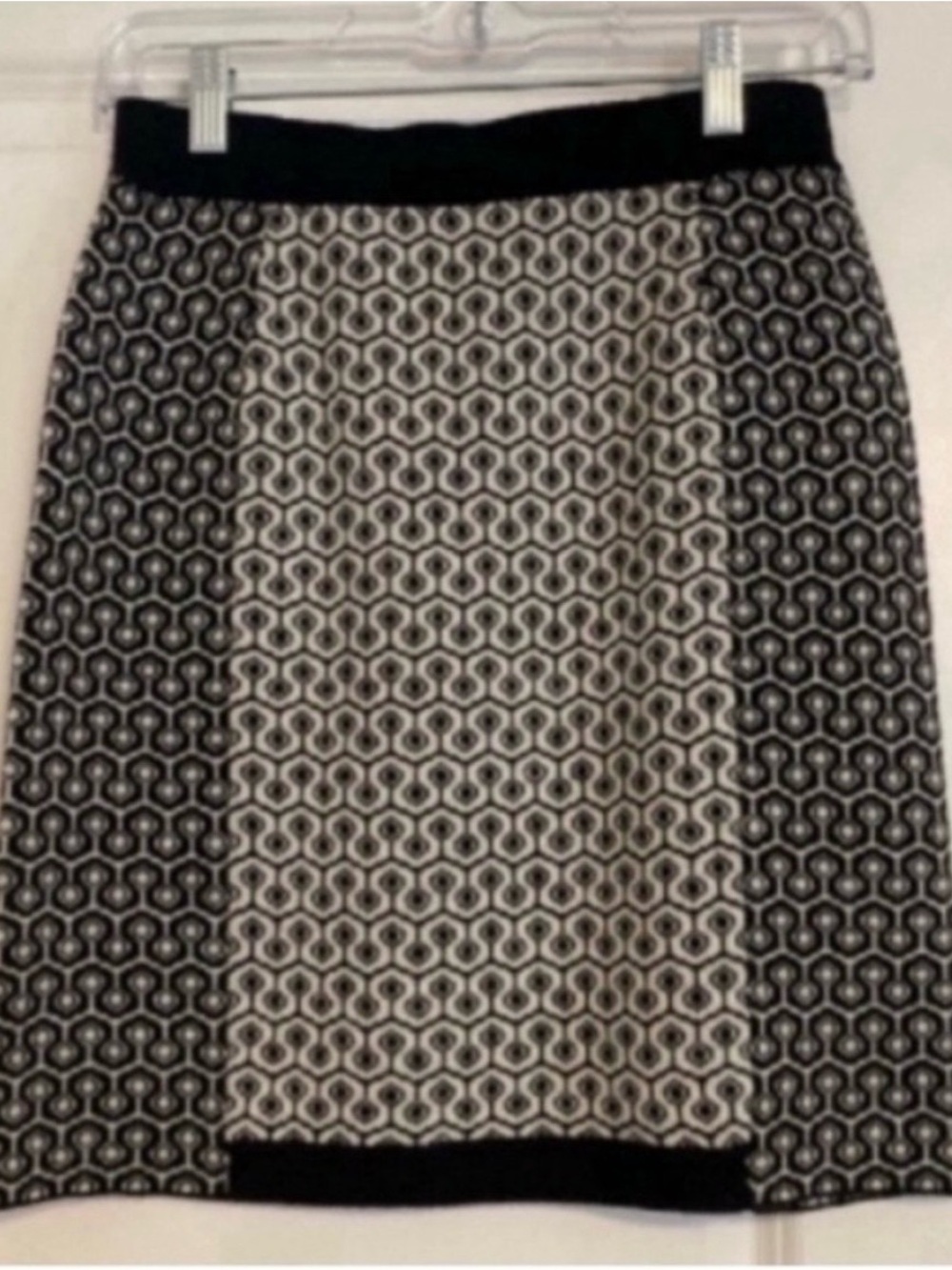 Anthropologie Sparrow Black/Cream Sweater Skirt